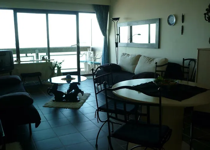 公寓 Residentie Aldis Met Zeezicht 奥斯滕德